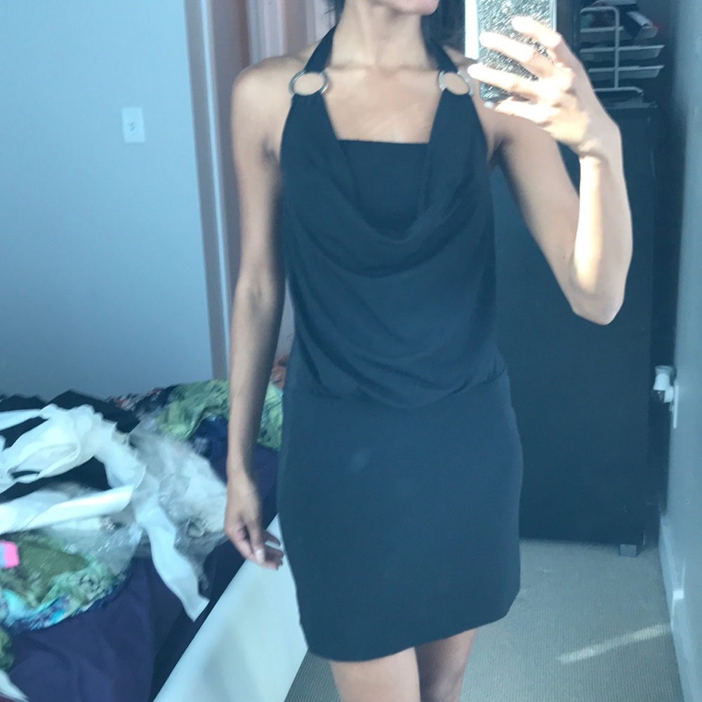 Mini black dress
